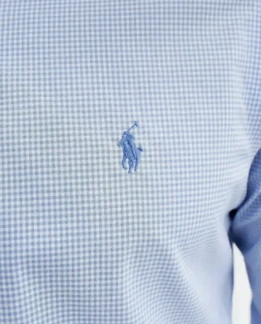 Bawełniana koszula w kratę Custom Fit