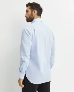 Bawełniana koszula w paski Custom Fit