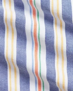 Bawełniana koszula w paski Custom Fit