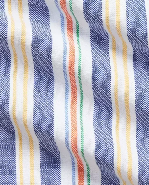 Bawełniana koszula w paski Custom Fit