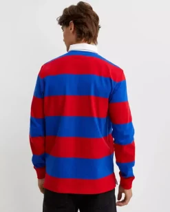 Bawełniana koszulka w paski Rugby Classic Fit