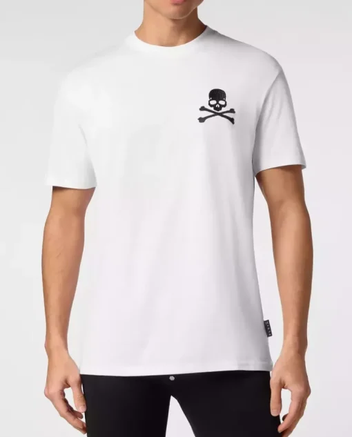 Bawełniany biały t-shirt