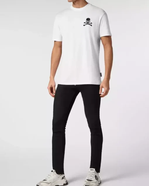 Bawełniany biały t-shirt