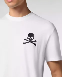 Bawełniany biały t-shirt