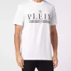 Bawełniany biały t-shirt z logo