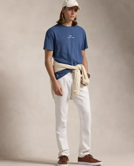Bawełniany t-shirt z logo Classic Fit