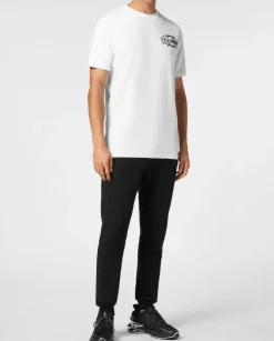 Bawełniany t-shirt z okrągłym dekoltem