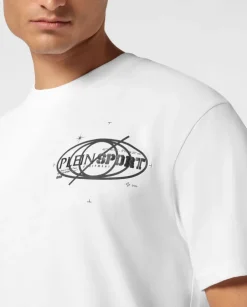 Bawełniany t-shirt z okrągłym dekoltem