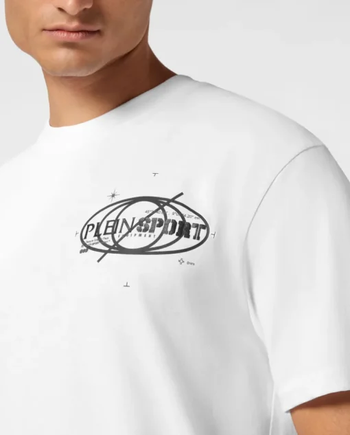 Bawełniany t-shirt z okrągłym dekoltem