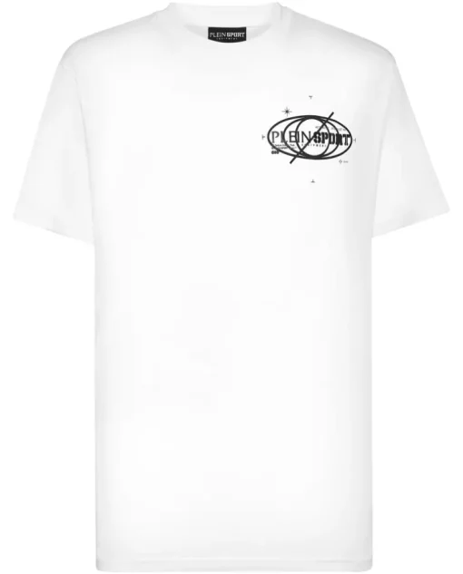 Bawełniany t-shirt z okrągłym dekoltem