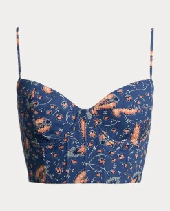 Bawełniany wzorzysty top