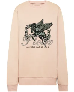 Beżowa bluza ze zdobieniem Unicorn