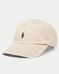 Beżowa czapka Chino z logo
