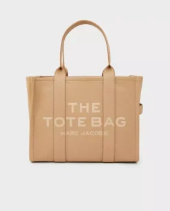 Beżowa skórzana torebka The Tote Bag