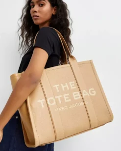 Beżowa skórzana torebka The Tote Bag
