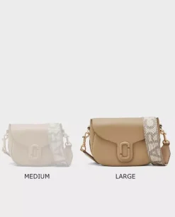 Beżowa torebka The Covered J Marc Large Saddle Bag