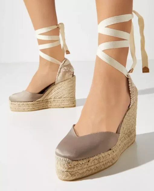 Beżowe espadryle Chiara