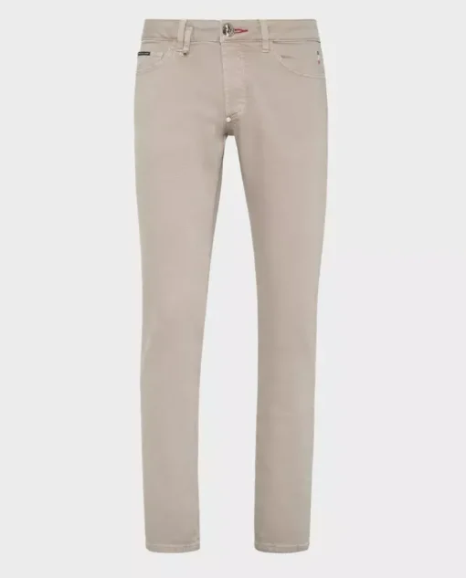Beżowe jeansy Super Straight