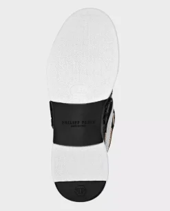 Beżowe sneakersy Lo-Top ozdobione kryształkami