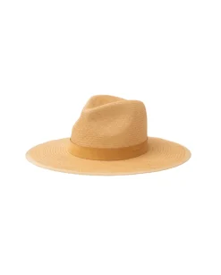 Beżowy kapelusz Panama Fedora