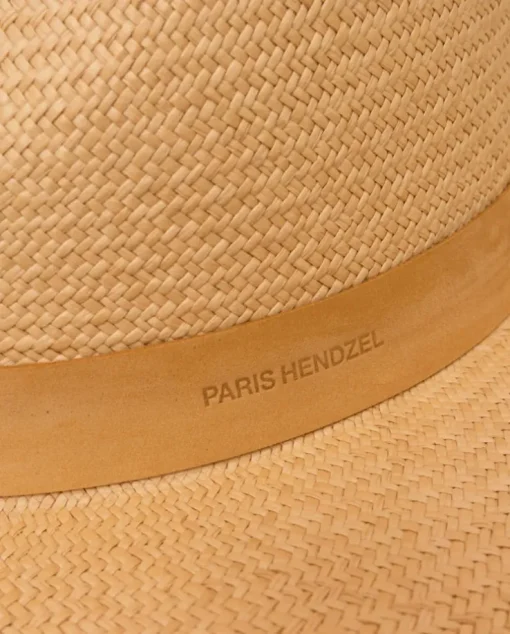 Beżowy kapelusz Panama Fedora
