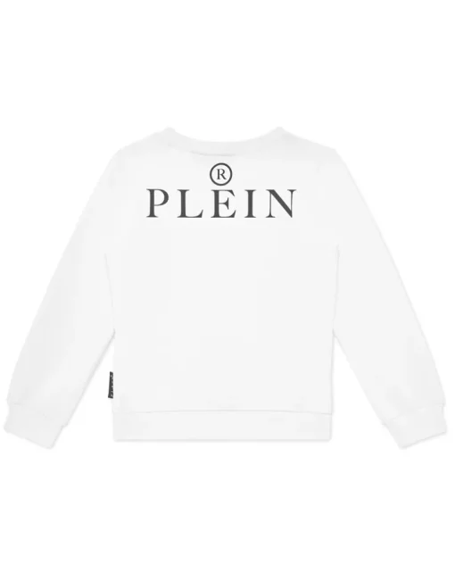 Biała bluza z printem