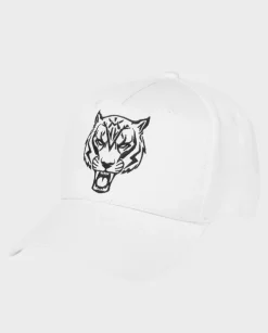 Biała czapka z daszkiem Tiger