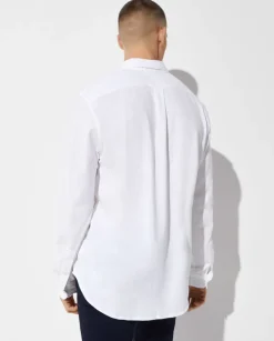 Biała koszula Mesh Custom Fit