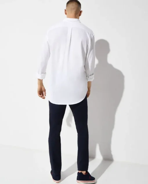Biała koszula Mesh Custom Fit