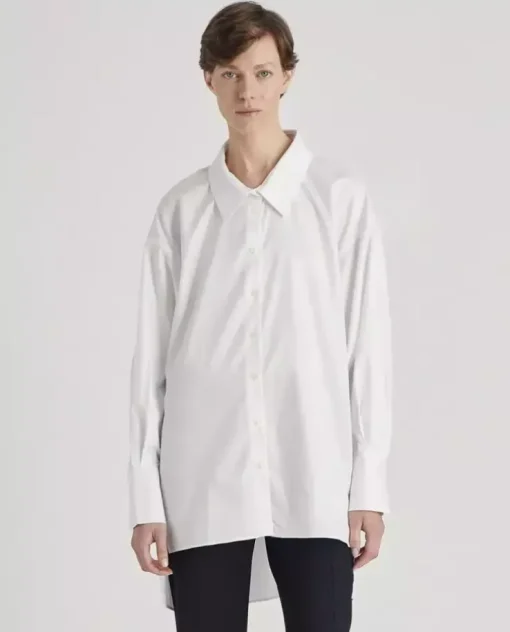 Biała koszula oversize Chic Carrie