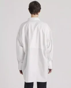 Biała koszula oversize Chic Carrie