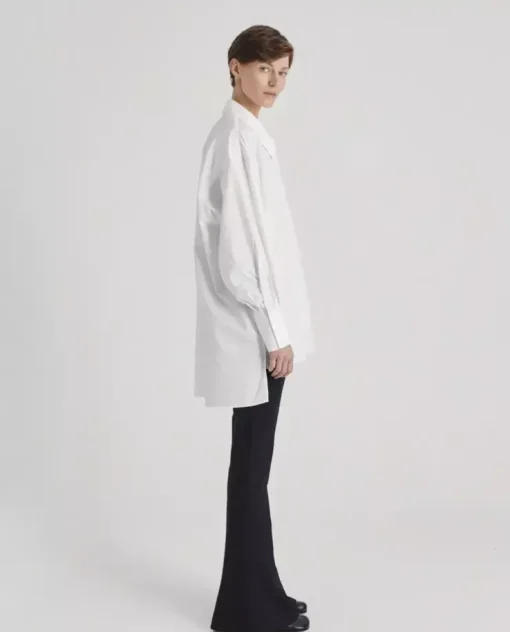 Biała koszula oversize Chic Carrie