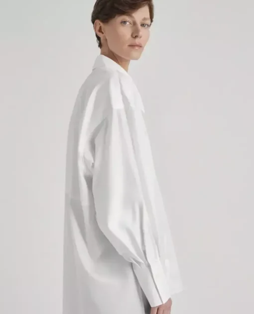 Biała koszula oversize Chic Carrie