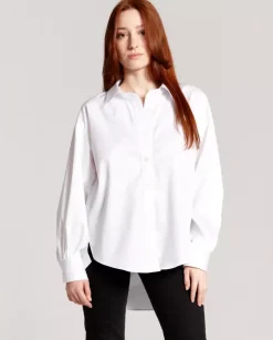 Biała koszula oversize Petite Anna