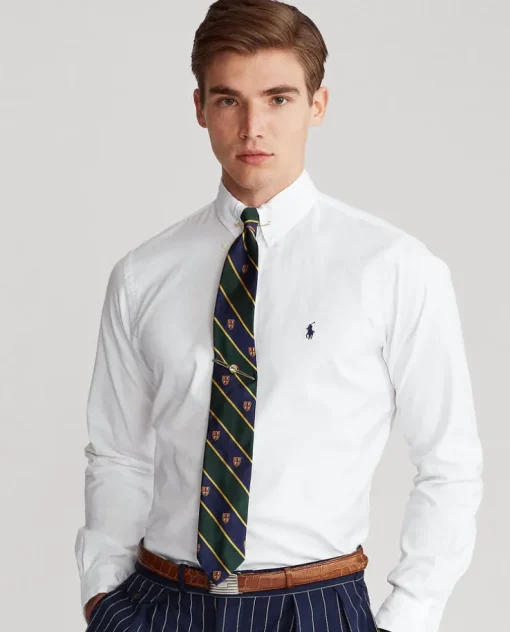 Biała koszula Oxford Custom Fit