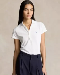 Biała koszulka polo Slim Fit