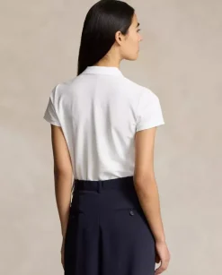 Biała koszulka polo Slim Fit