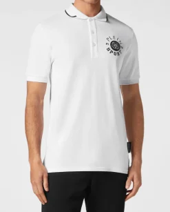 Biała koszulka polo SS Tiger