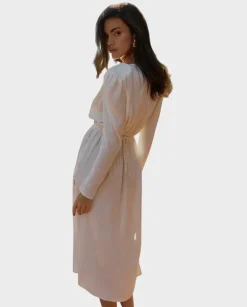Biała sukienka Dorothy midi