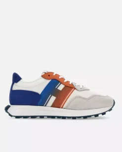 Białe lekkie sneakersy H601