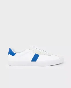 Białe skórzane sneakersy Court VLC II