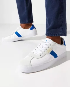 Białe skórzane sneakersy Court VLC II
