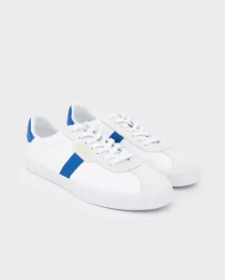 Białe skórzane sneakersy Court VLC II