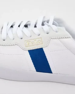 Białe skórzane sneakersy Court VLC II