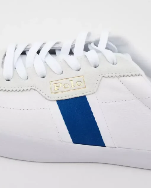 Białe skórzane sneakersy Court VLC II