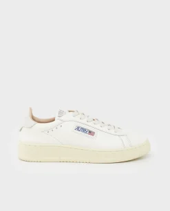 Białe skórzane sneakersy Dallas