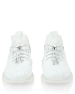 Białe sneakersy sportowe