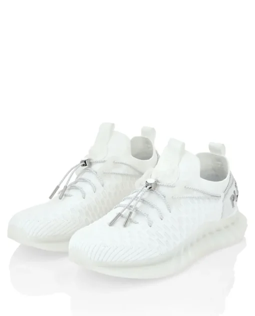 Białe sneakersy sportowe