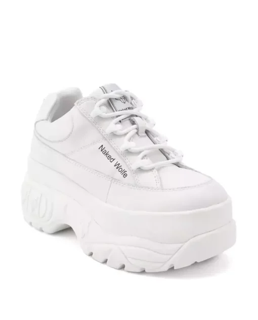 Białe sneakersy Sporty