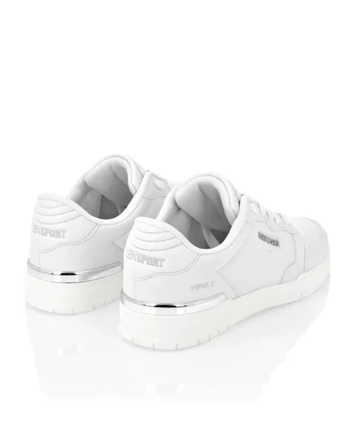 Białe sneakersy Tiger.X lo-top